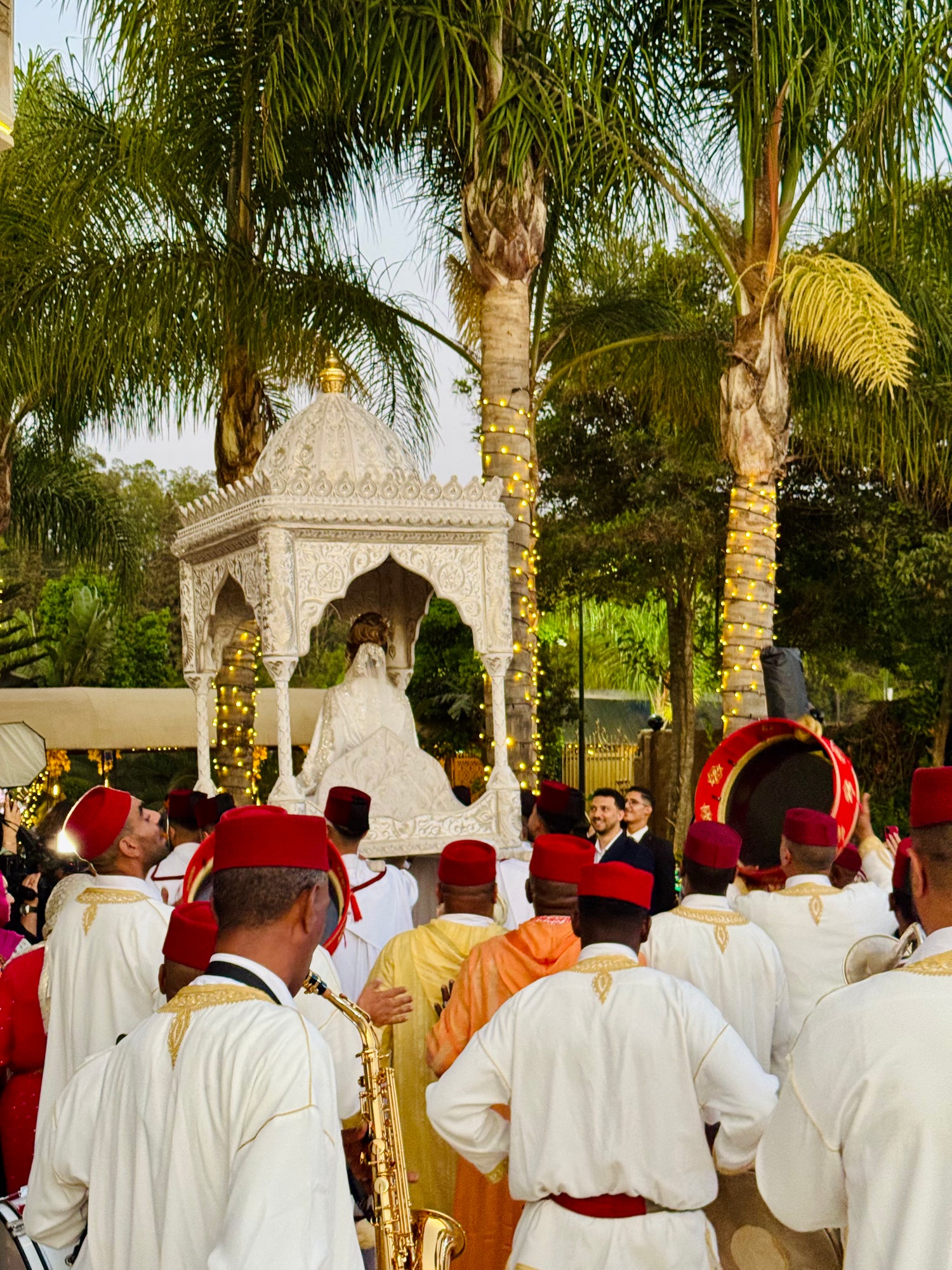 Jardin du domaine Dar Laaziza à Bouskoura, lieu de réception et salle de fête proche de Casablanca